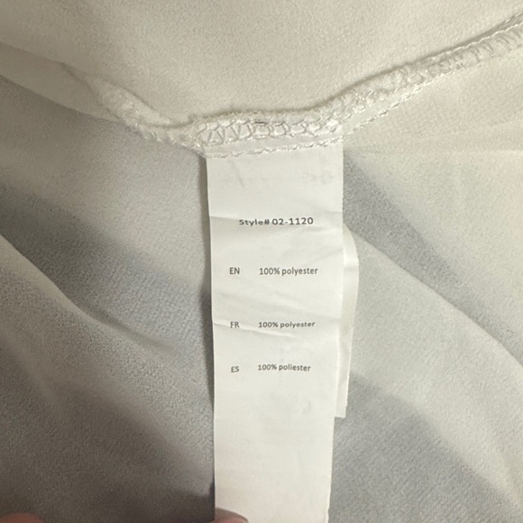 Cute White Off-Shoulder Smocked Blouse - Picture 3 of 4